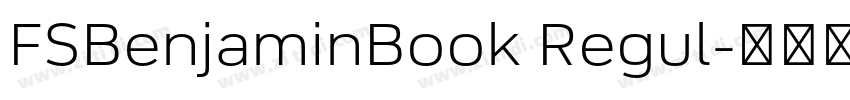 FSBenjaminBook Regul字体转换